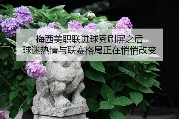 梅西美职联进球秀刷屏之后 球迷热情与联赛格局正在悄悄改变